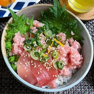 簡単♪ネギトロ丼